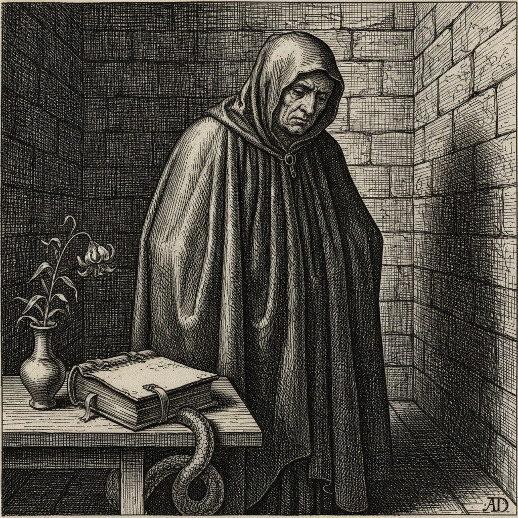 The Burden of the Serpent's Counsel by Albrecht Dürer