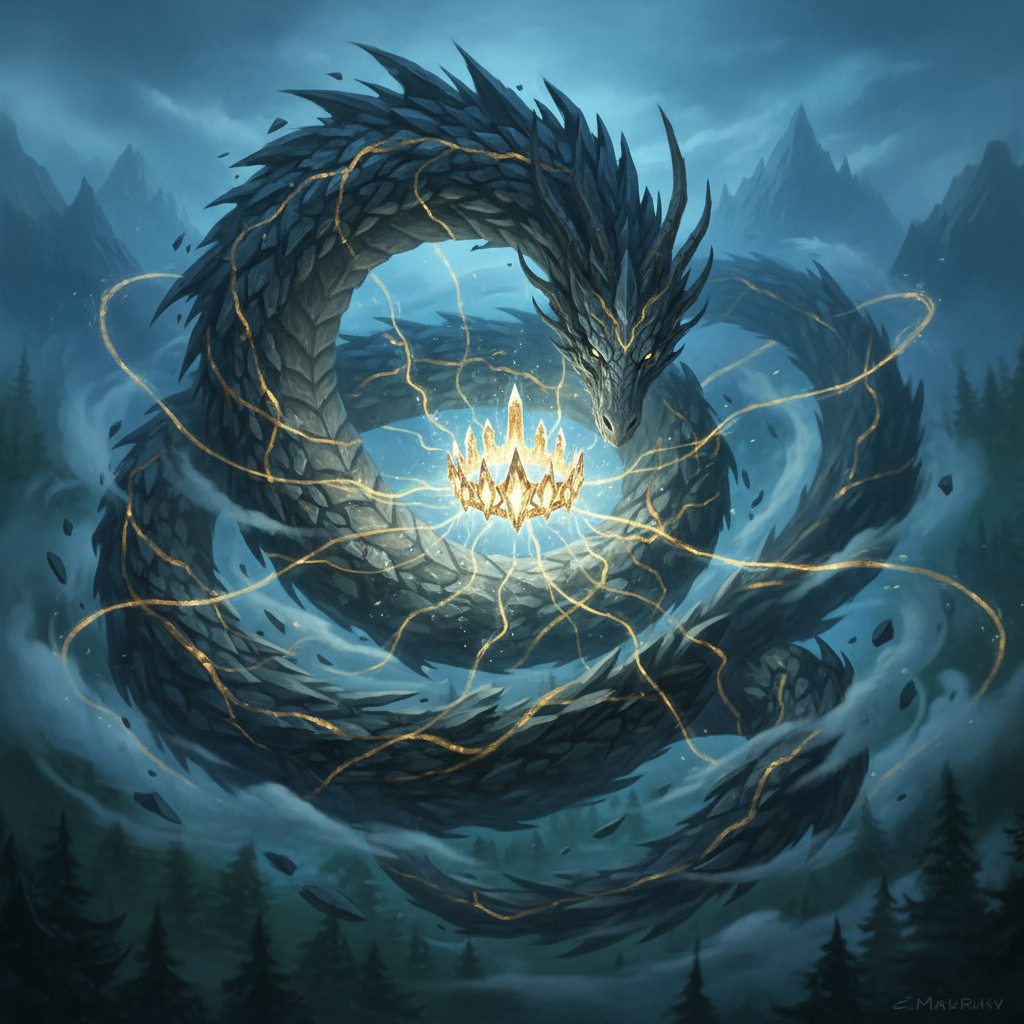 The Wyrm's Sovereignty: A Prophecy Woven by Merlin