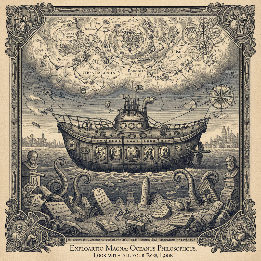 Exploratio Magna: The Nautilus's Voyage into the Oceanus Philosophicus by Jules Verne