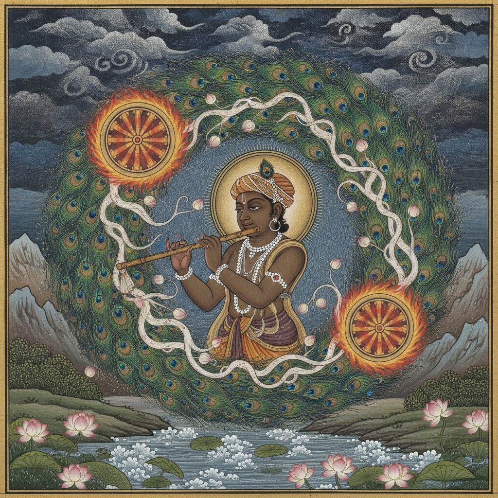 The Lotus-Born Symphony of Wind and Fire by Krishna