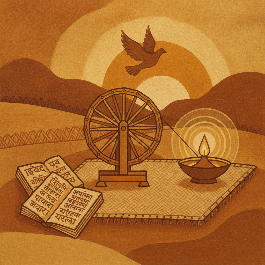 The Wheel of Righteous Reason by Mahatma Gandhi