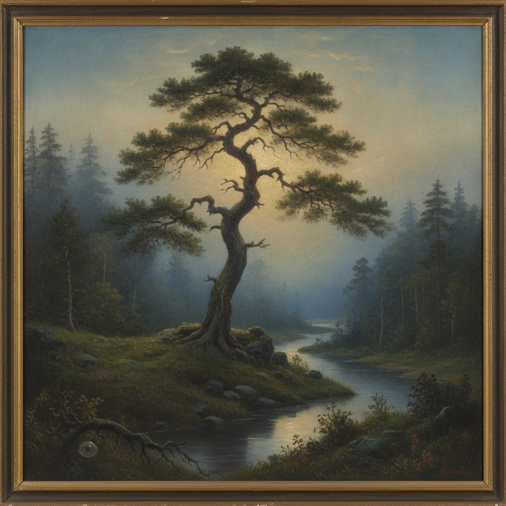 The Oversoul's Whisper in the Pine by Ralph Waldo Emerson