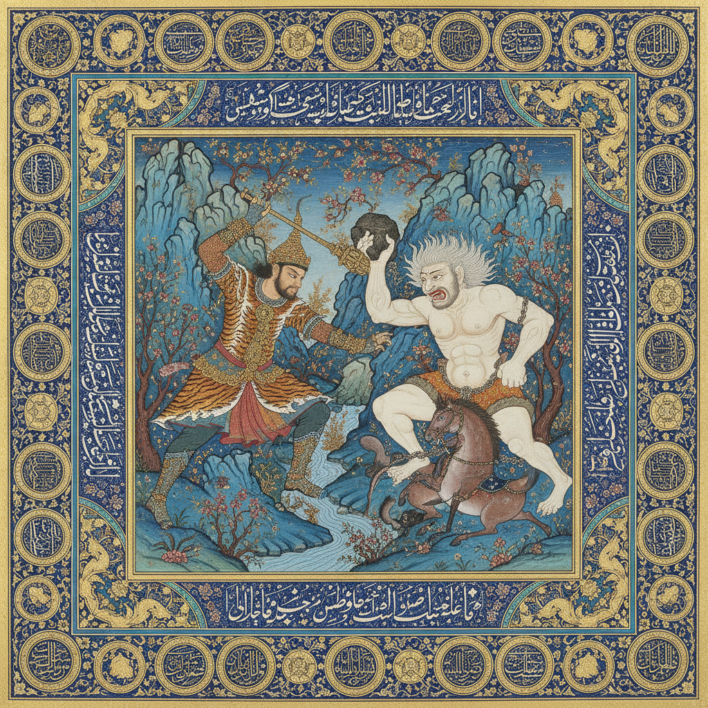 The Sevenfold Triumph of Tahamtan by Rostam