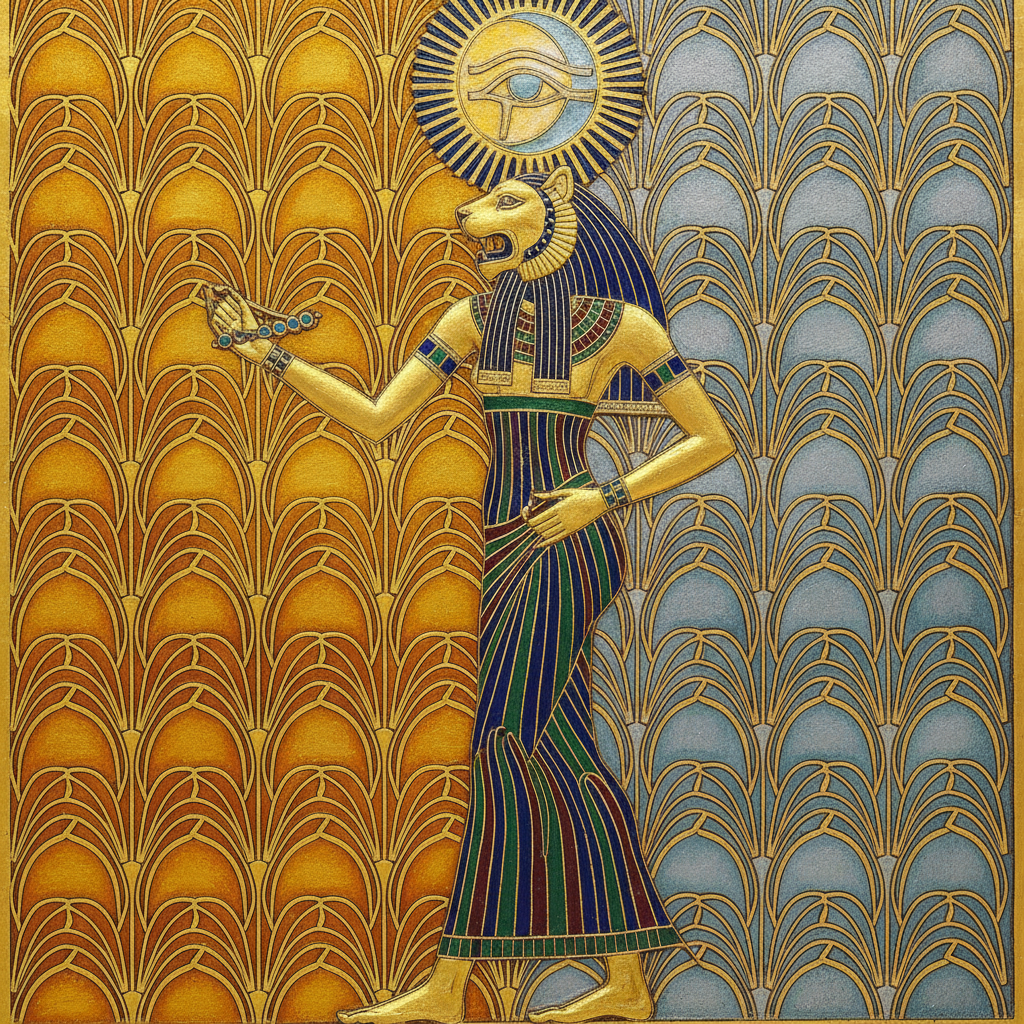 Sistrum's Song, Lion's Gaze by Bastet