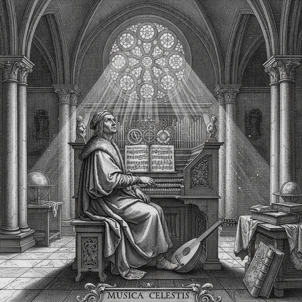 The Harmonic Ascent of the Virtuoso Spirit by Albrecht Dürer
