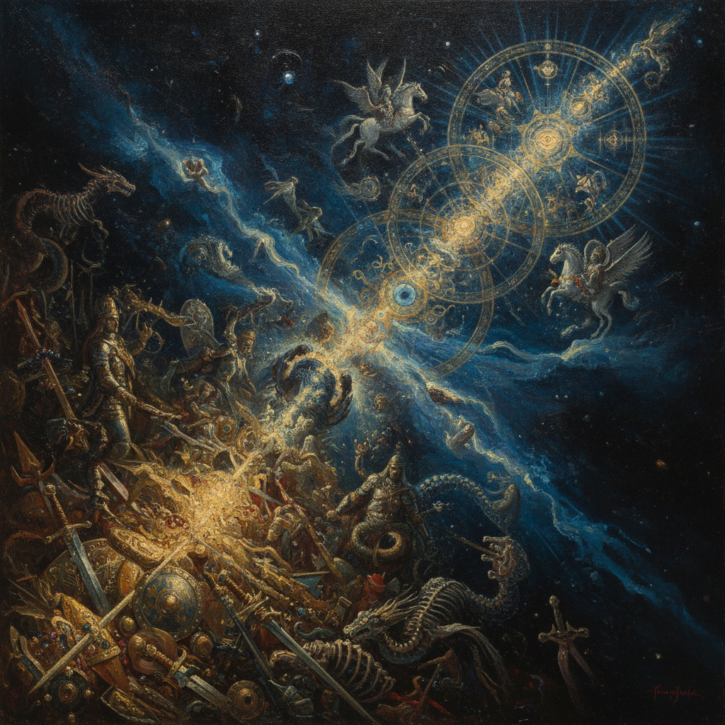 The Cosmic Chariot of the Nibelung by Richard Wagner