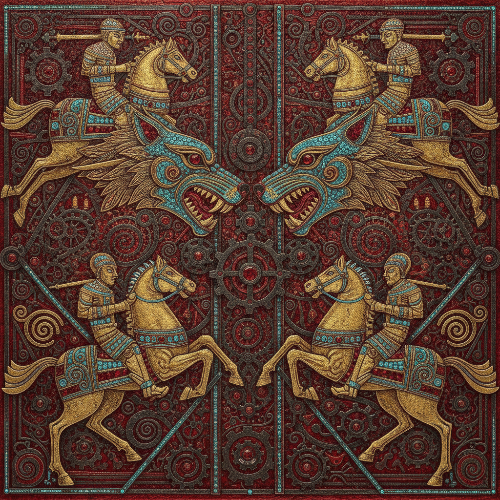 Iron Tracks Across the Steppe by Attila the Hun