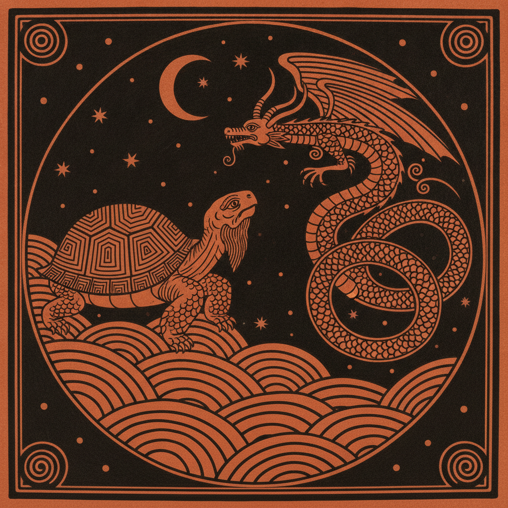 The Tortoise Beneath the Celestial Canopy by Aesop