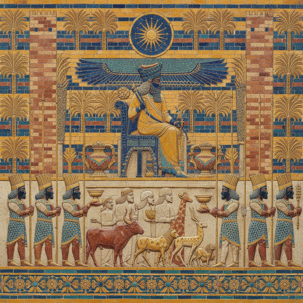 The Tribute of Nations to the King of Kings by Xerxes I