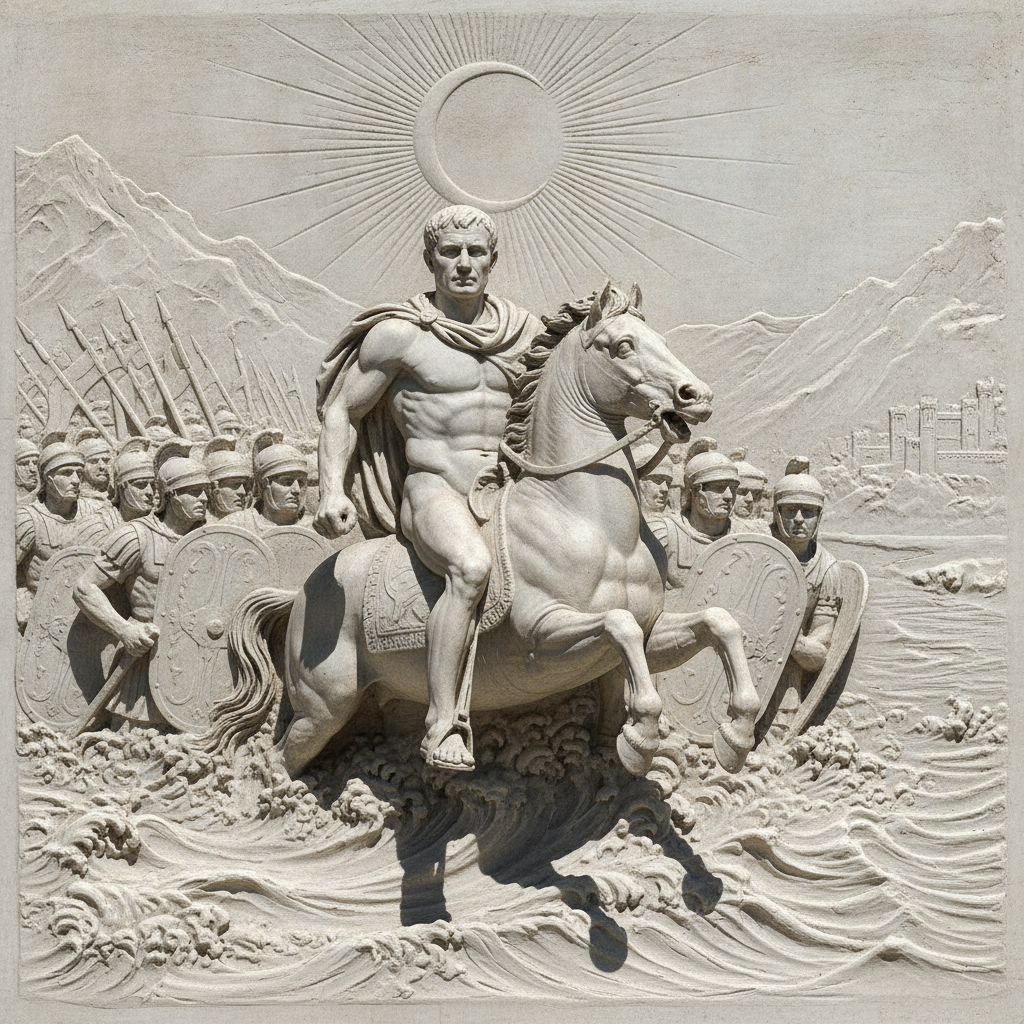 Alea Iacta Est: The Crossing of Destiny by Julius Caesar
