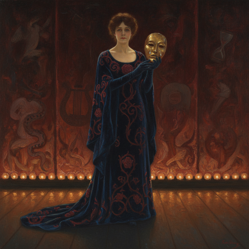 The Scarlet Heart Beneath the Stage by Ellen Terry
