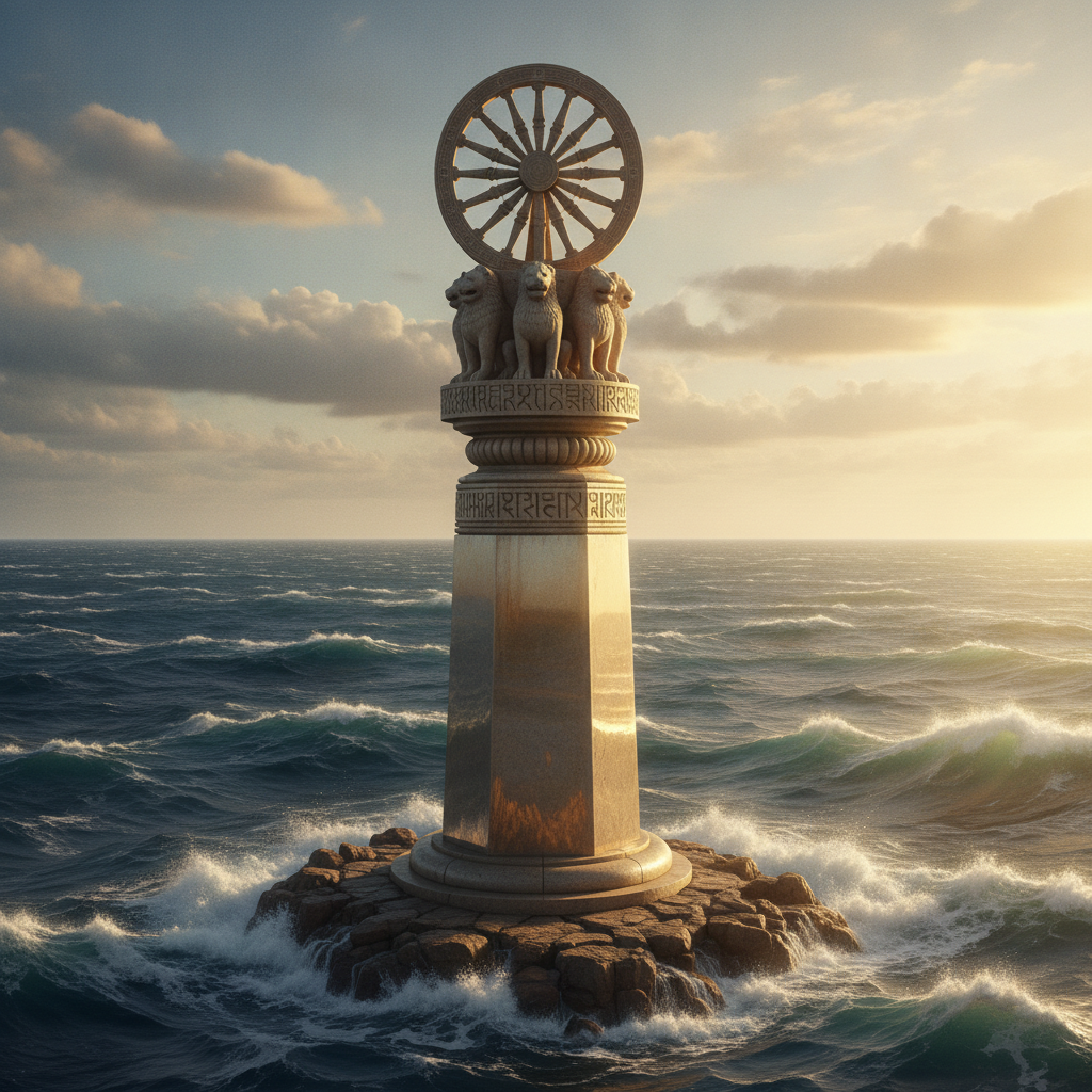 The Lion and the Helm of Righteousness by Ashoka the Great