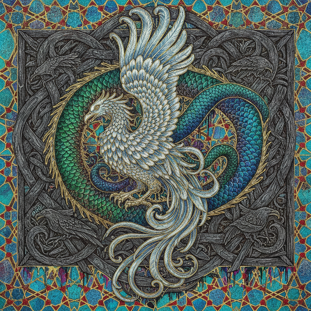 The Serpent's Coil Around the Shah's Crown by Loki