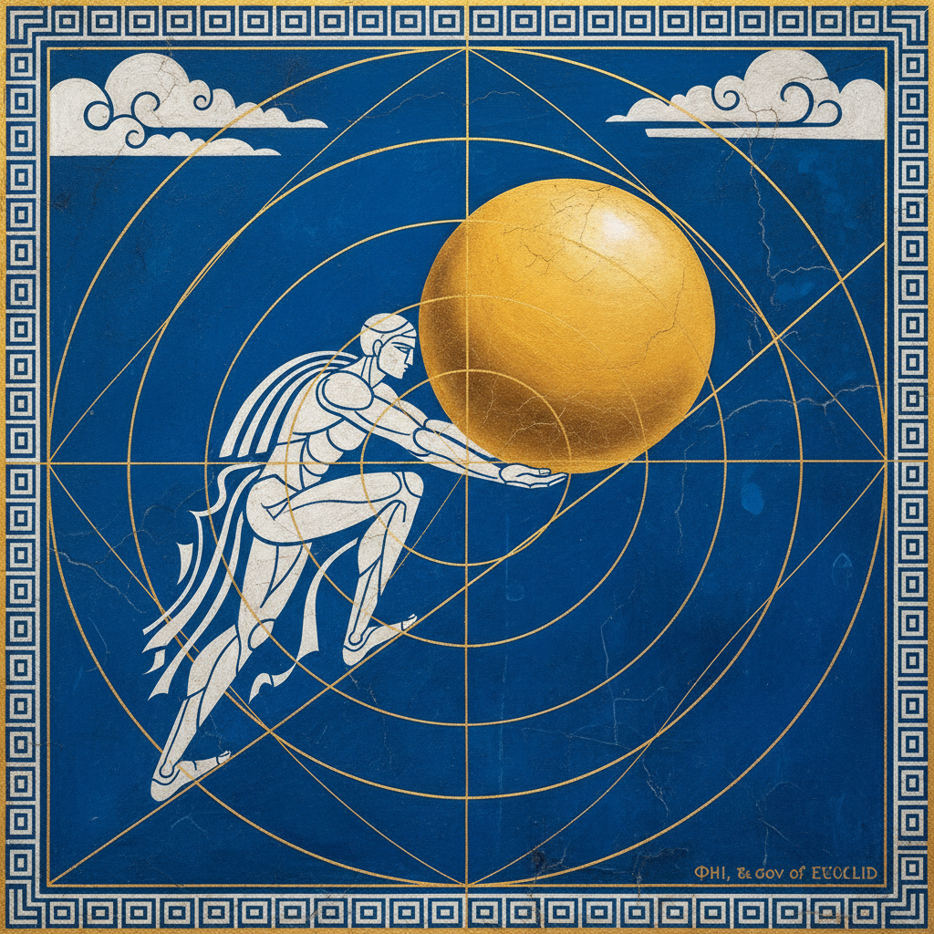 The Immutable Sphere: Sisyphus and the Divine Geometry of Euclid by Plato