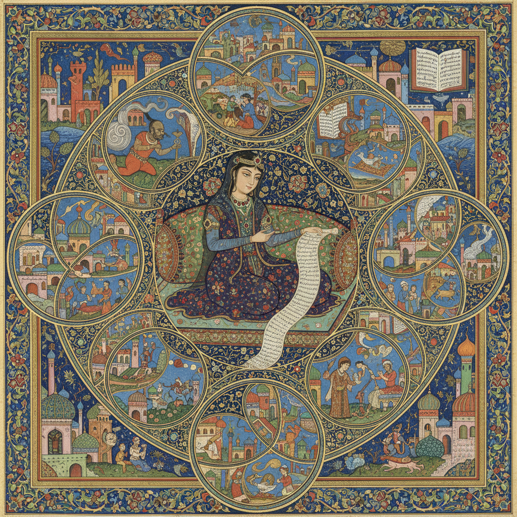 The Sultan's Tapestry of Untold Tomorrows by Scheherazade
