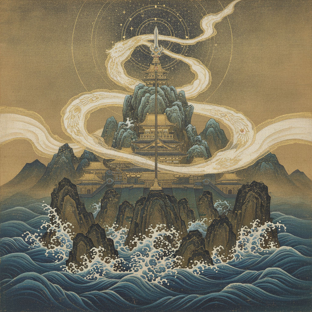 Throne of the Floating Isle by Izanagi