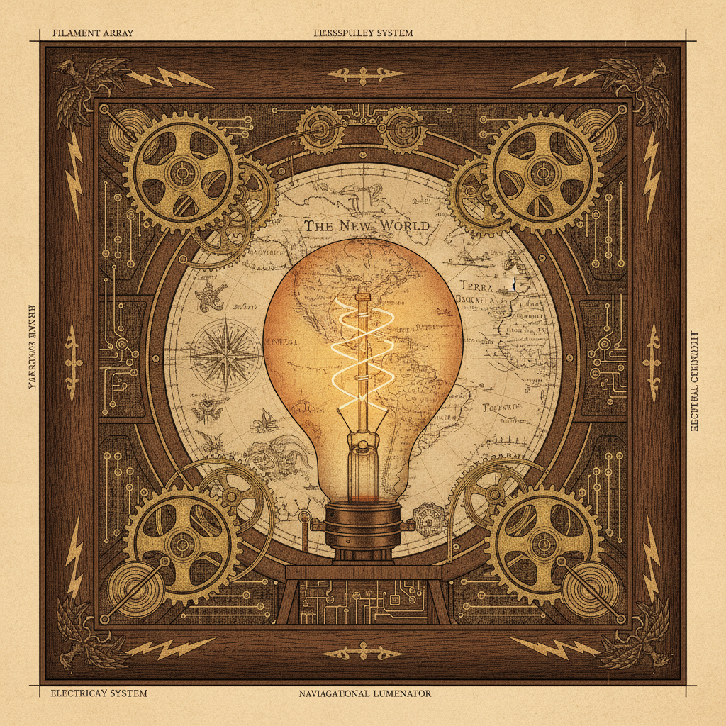 The Navigator's Incandescent Chart by Thomas Edison