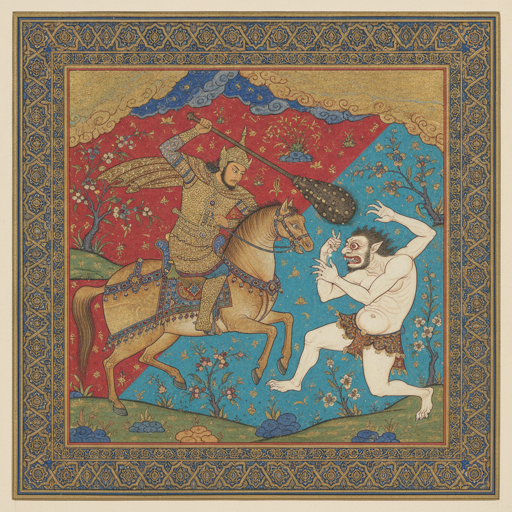 The Rhythm of the Iron Mace by Rostam