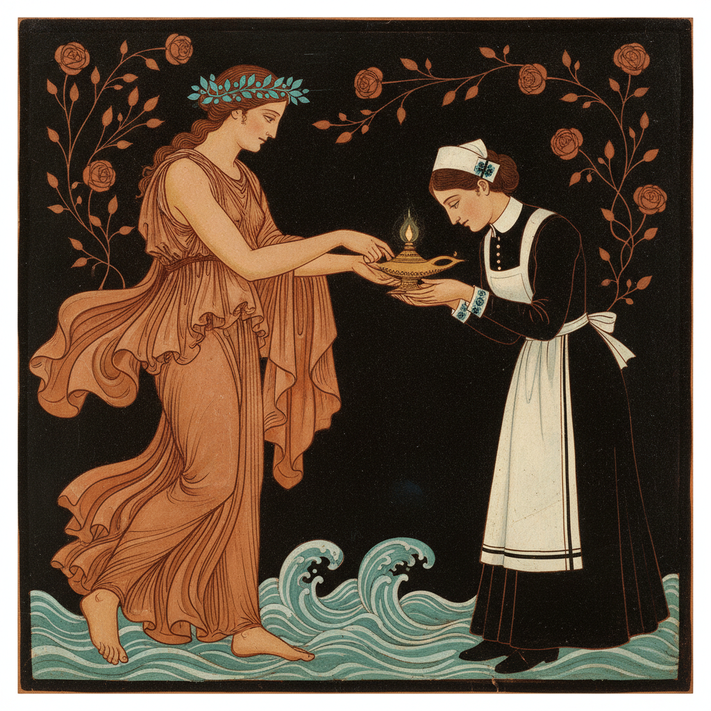 The Lamp of the Living Tide by Aphrodite