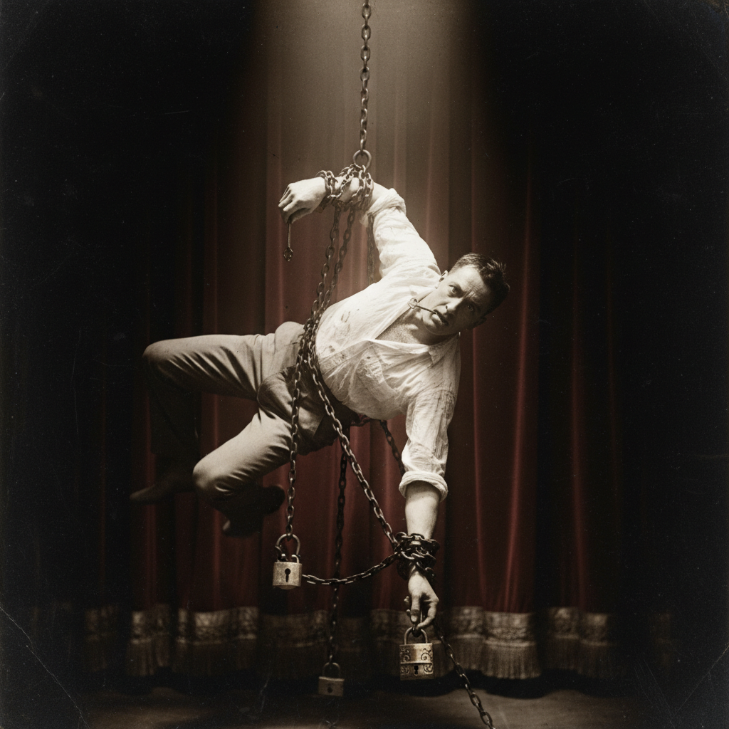 The Liberated Forge: Where Steel Bows to Spirit by Harry Houdini