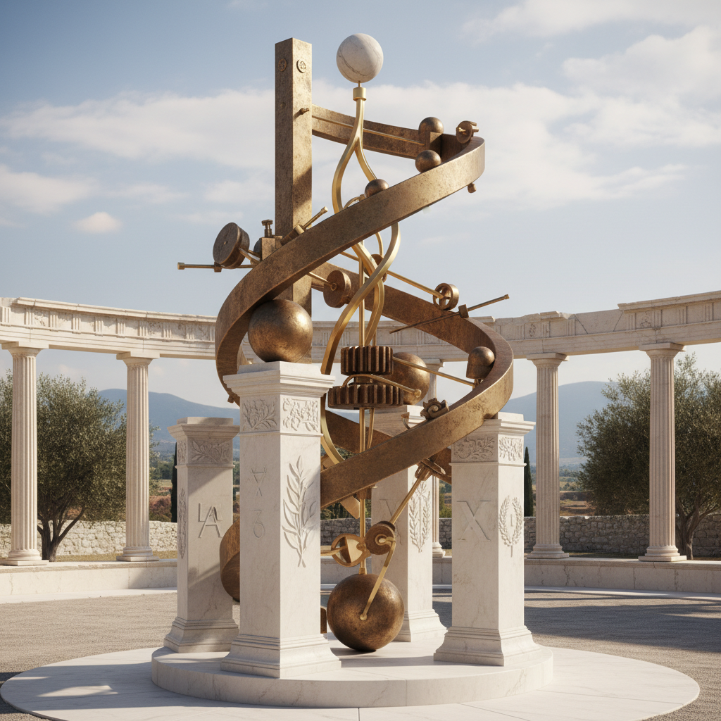The Harmonious Engine of Phi by Archimedes