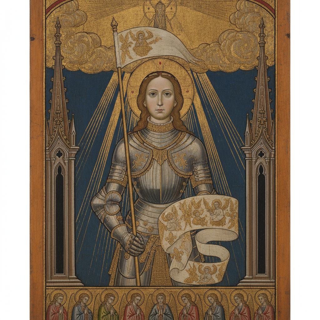 The Sovereign Banner of the Heavenly Host by Joan of Arc