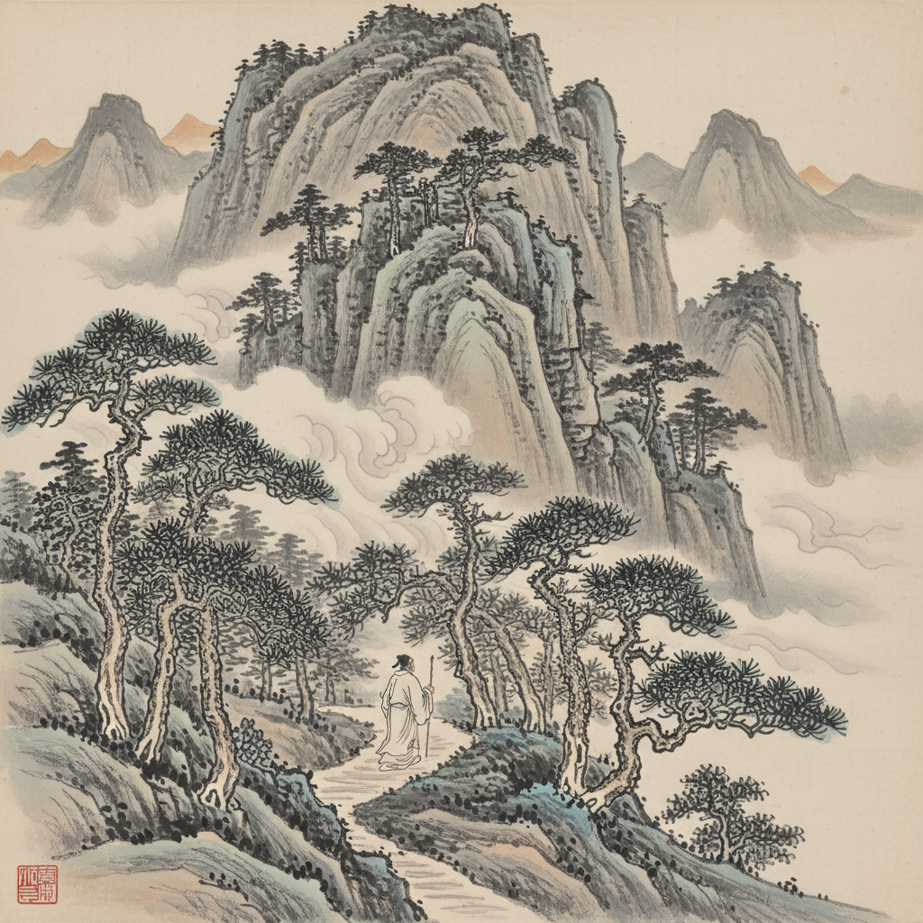 The Steadfast Ascent of Mount Tai by Confucius