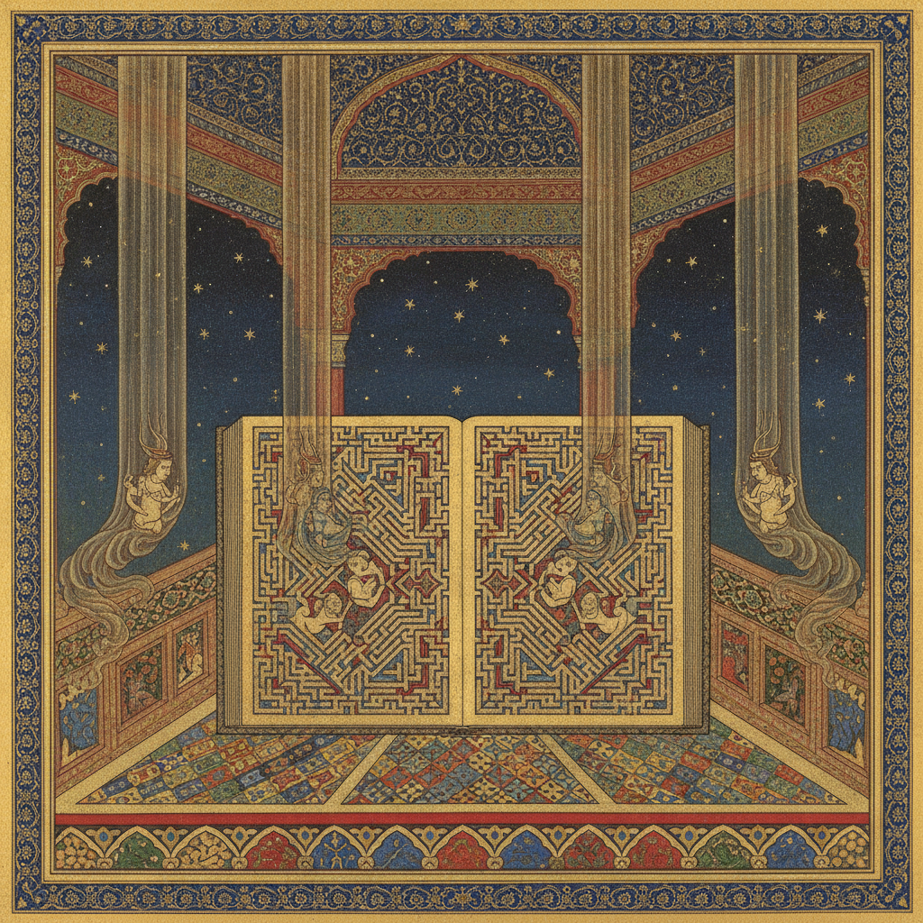 The Infinite Lattice of Unwritten Tomes by Scheherazade