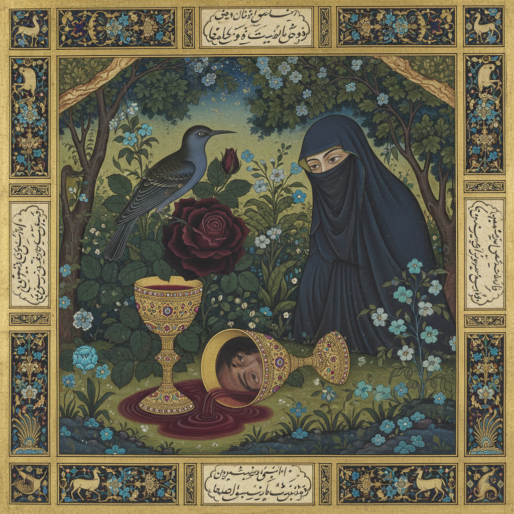 The Ruby Wine of Vanished Visages by Hafez
